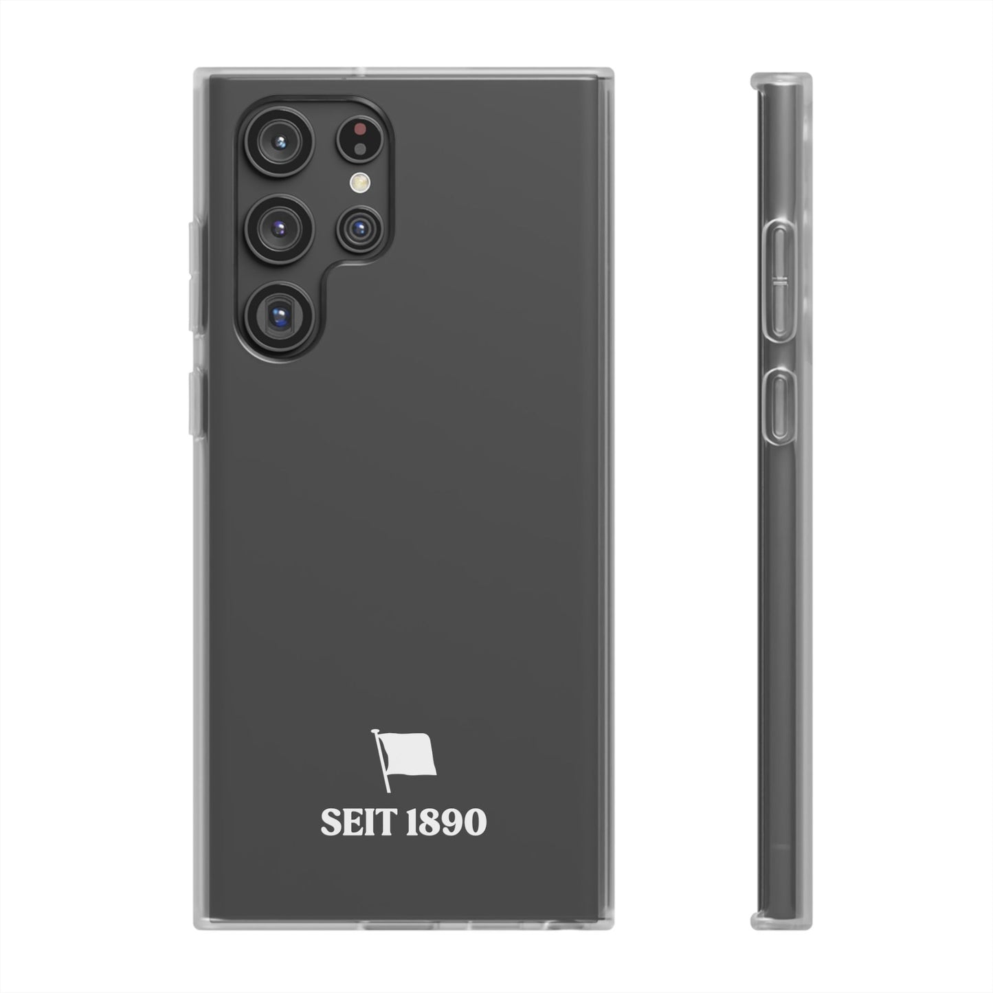 Handyhülle, transparent • Flaggensilhouette