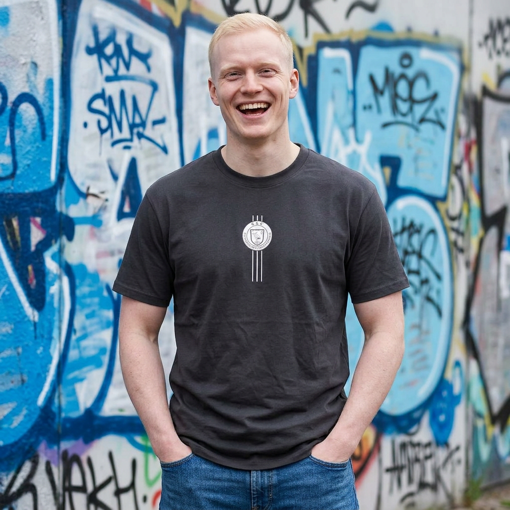Oversized Shirt "Wappen-Streifen"