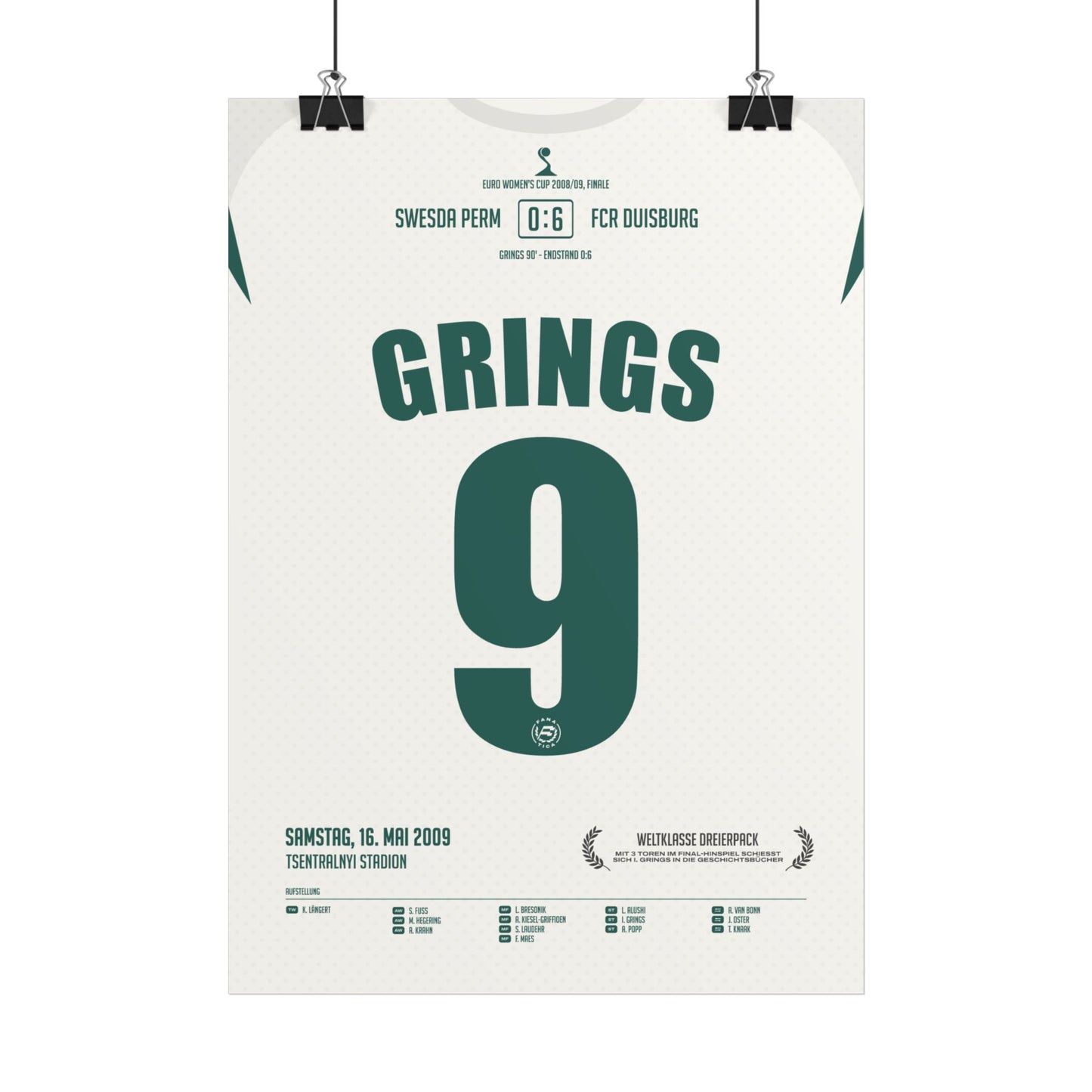 Inka Grings  | 9 • "Weltklasse-Dreierpack" • 16.05.2009
