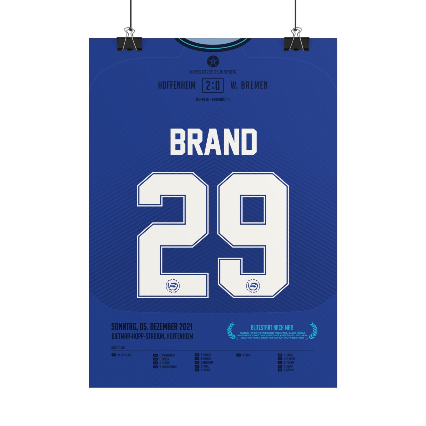 Jule Brand | 29 • "Blitzstart nach Maß" • 05.12.2021