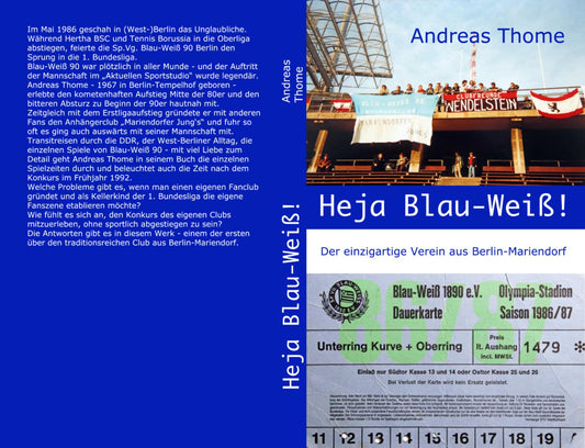 BUCH: HEJA BLAU WEISS - Der einzigartige Verein aus Berlin-Mariendorf